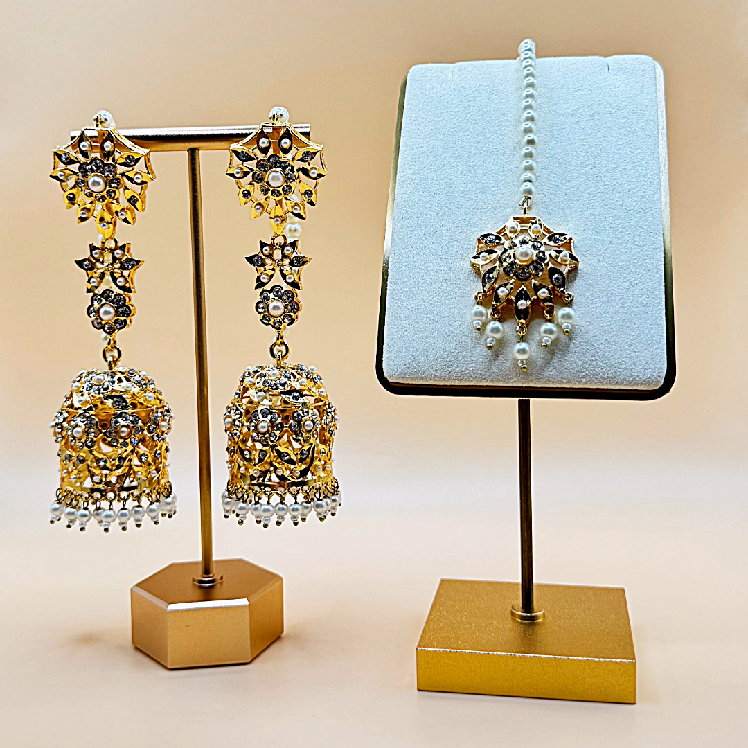 Dukhtar Jhumki & Teeka Set