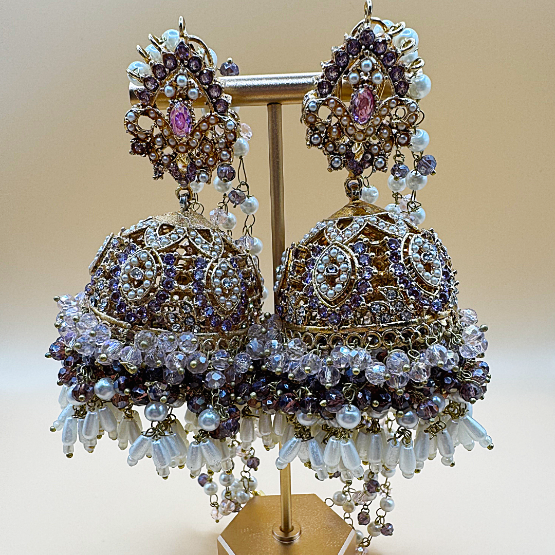 Liya Jhumka & Teeka Set